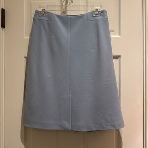 Ann Taylor | Light Blue Blue | Pencil Wool Skirt | Size 4P